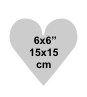 Heart 6x6 inch