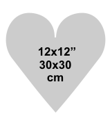 Heart 12x12 inch