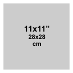 11x11 inch