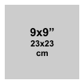 9x9 inch