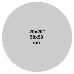 20x20 inch