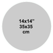 14x14 inch