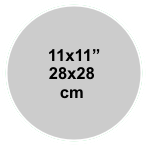 11x11 inch