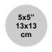 5x5 inch