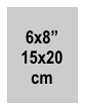 6x8 inch