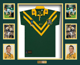 NRL Style-60 Shadow Box With single or double Mats. Including 6 photos  (can be photos or files)