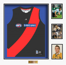 AFL Style-50 Shadow Box With single or double Mats. Including 3 photos  (can be photos or files)