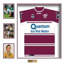 NRL Style-40 Shadow Box With single or double Mats. Including 3 photos  (can be photos or files)