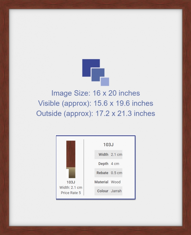 16x20 inch photo frame 103J