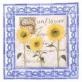 Sunflower Tile - Flowers of Happiness