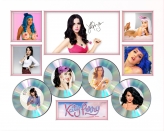 Katy Perry Lim Ed of 250 Double Matted with 4Cd and 5 Photos with Certificate of Authenticity   NEW