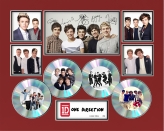 One Direction Lim Ed of 250 Double Matted with 4Cd and 5 Photos with Certificate of Authenticity   NEW