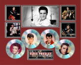 Elvis Presley Lim Ed of 250 Double Matted with 4Cd and 5 Photos with Certificate of Authenticity   NEW