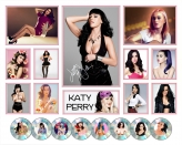 Katy Perry large Lim Ed of 250 Double Matted Large with 8Cd and 11 Photos with Certificate of Authenticity   NEW