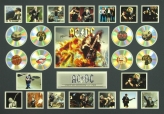 ACDC Large Lim Ed of 500 Double Matted Large with 8Cd and 16 Photos with Certificate of Authenticity